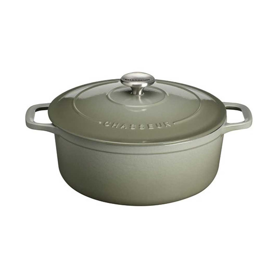 product image - Каструля з кришкою Chasseur ROUND CASSEROLE, об'єм 6,1 л, діаметр 28 см, пальмовий зелений