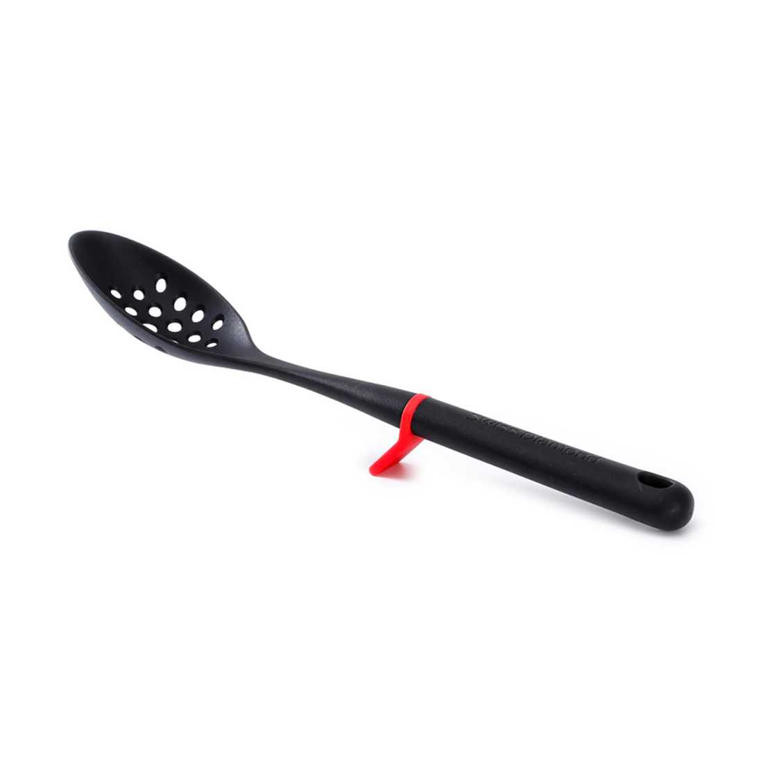 product image - Ложка с отверстиями Swiss Diamond LiftGrip, длина 35 см, черный