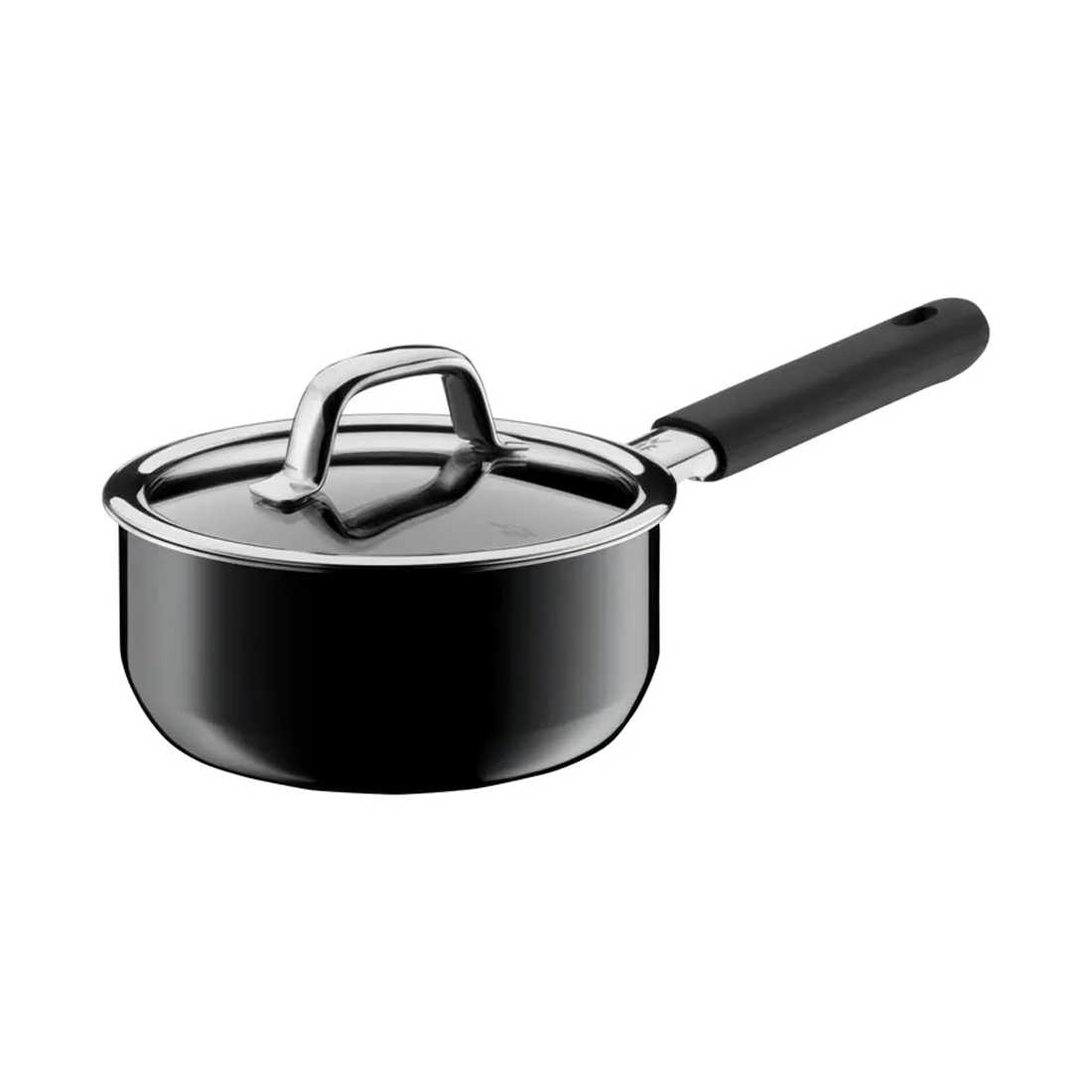 product image - Ківш із кришкою WMF FUSIONTEC MINERAL, об'єм 1,3 л, діаметр 16 см, чорний