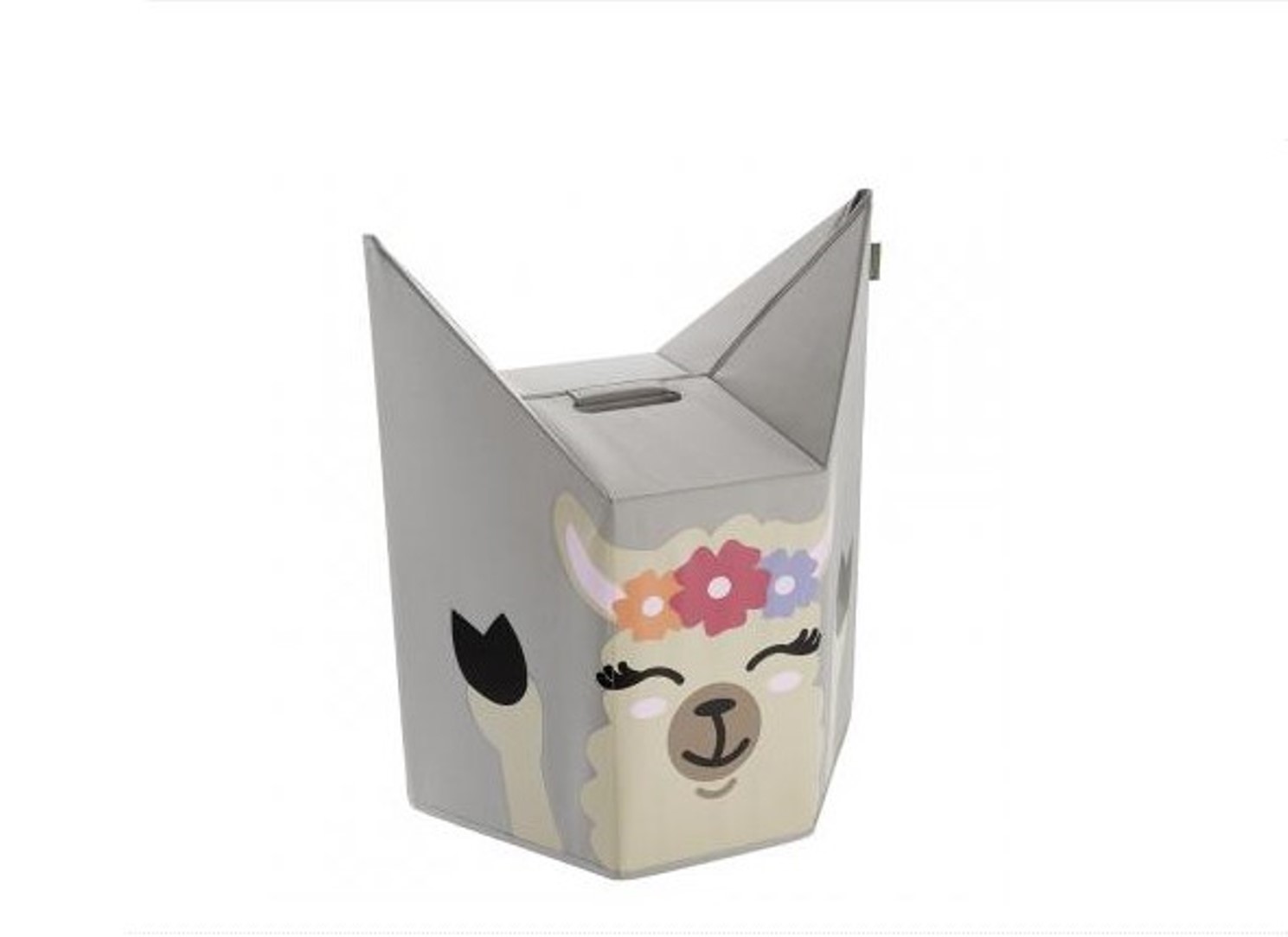 product image - Складаний короб для іграшок "Лама" Meori FOLDABLE KIDS BOX, 51x66x42,5 см, сірий