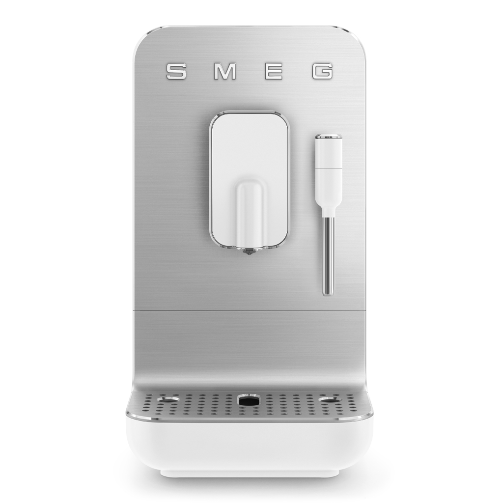 product image - Кофемашина автоматическая с ручным капучинатором Smeg COLLEZIONE, объем 1,4 л, белый