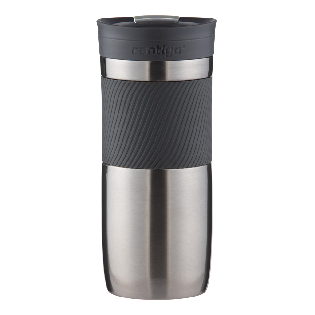product image - Термостакан Contigo BYRON 16, объем 0,47 л, серебристый с черным