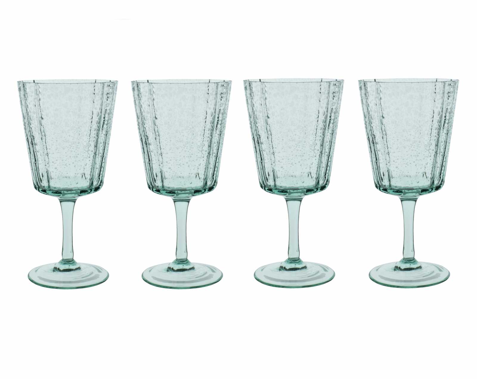product image - Набор бокалов для красного вина Laura Ashley GLASS COLLECTABLES, объем 0,36 л, зеленый, 4 шт