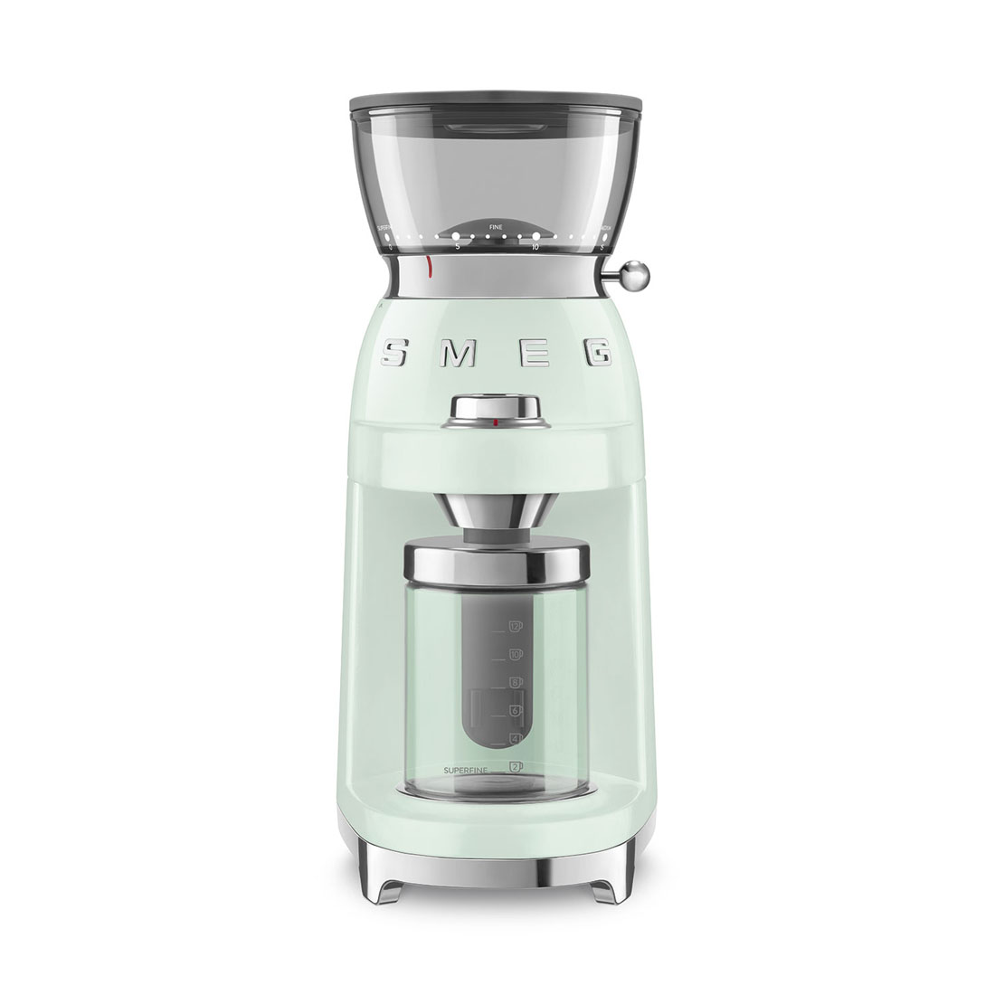 product image - Кофемолка Smeg 50 STYLE, 15x34,5x22 см, пастельно-зеленый