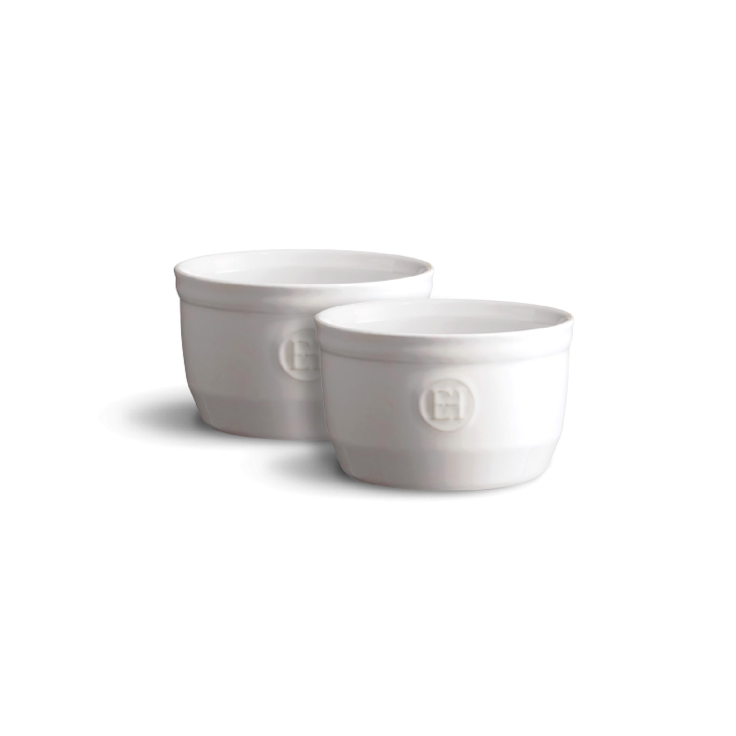 product image - Набір форм порційних Emile Henry OVENWARE 10,5 см, білий, 2 штуки