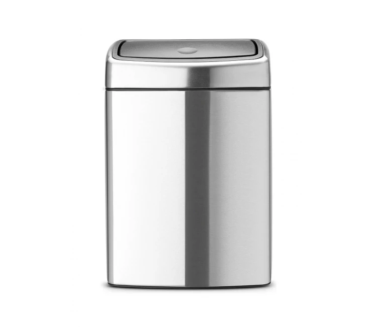 Бак для сміття Touch Bin Brabantia, об'єм 10 л, сріблястий Brabantia 477225 фото 0