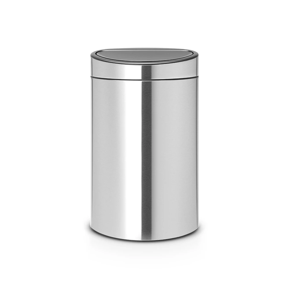 Бак для сміття Touch Bin Brabantia, об'єм 40 л, сріблясто-сірий Brabantia 114809 фото 0