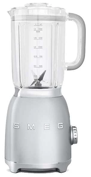 Блендер стаціонарний Smeg 50 Style, об'єм чаші 1,5 л, 39,7x19,7x16,3 см, сірий Smeg BLF01SVEU фото 0