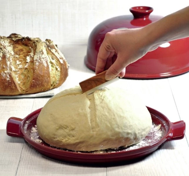 Форма з кришкою для випікання хліба Emile Henry, 33,5x28,5x16,5 см, червоний Emile Henry 349108 фото 4