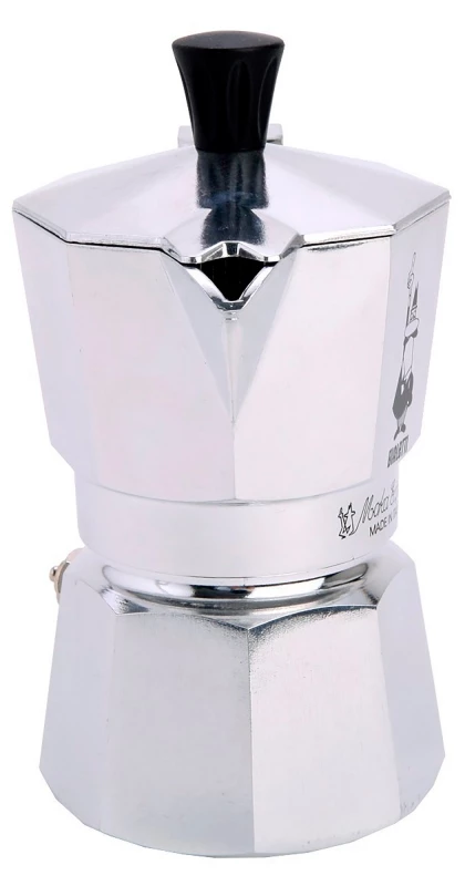 Кавоварка гейзерна "Moka" на 2 чашки Bialetti MOKA EXPRESS, сріблястий Bialetti 0001168 фото 1