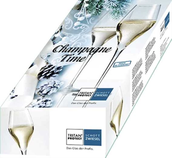 Набір келихів для шампанського Schott Zwiesel Champagne Time, 0,298 л, прозорий, 2 штуки Schott Zwiesel 119821 фото 2