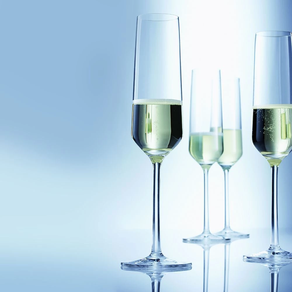 Набір келихів для шампанського Schott Zwiesel PURE, прозорий, 2 штуки Schott Zwiesel 112941_PROMO фото 2
