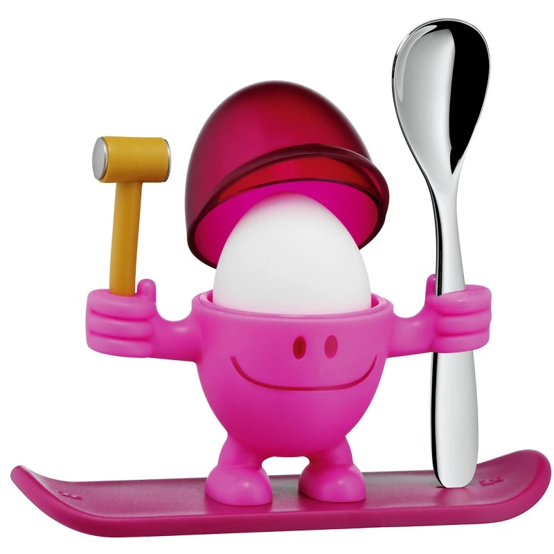 Підставка для яйця з ложкою WMF MCEGG, рожевий, 2 предмети WMF 06 1668 7400 фото 1