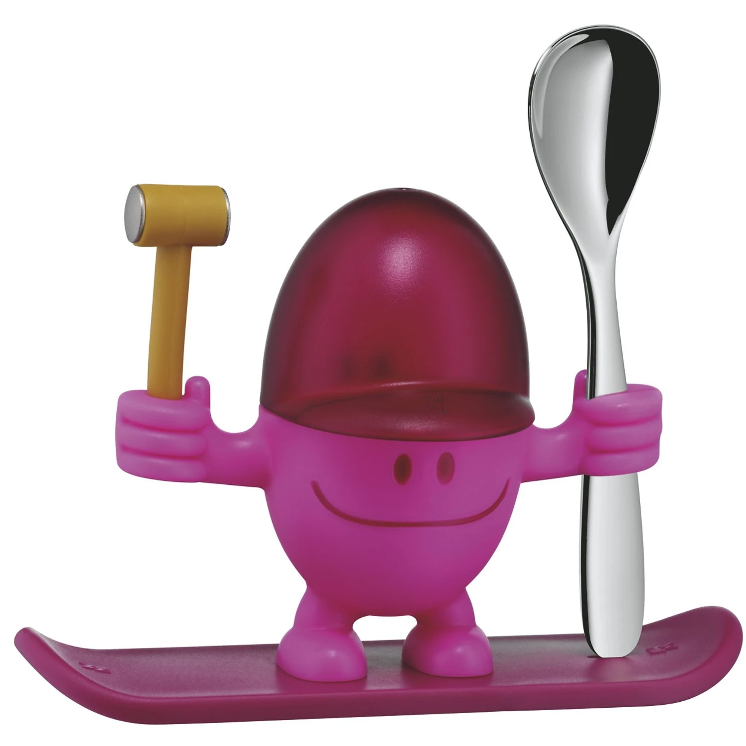 Підставка для яйця з ложкою WMF MCEGG, рожевий, 2 предмети WMF 06 1668 7400 фото 1