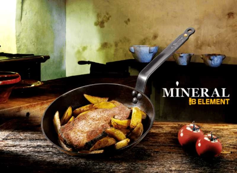 Сковорода De Buyer Mineral B Element, 28 см, висота борта 4,5 см De Buyer 5616.28 фото 3