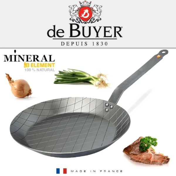 Сковорода De Buyer Mineral B Element, 28 см, висота борта 4,5 см De Buyer 5616.28 фото 2