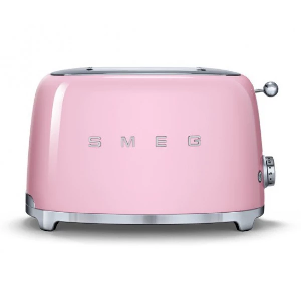 Тостер на два слоти Smeg 50 Style, 19,8х31х19,5 см, рожевий Smeg TSF01PKEU фото 0