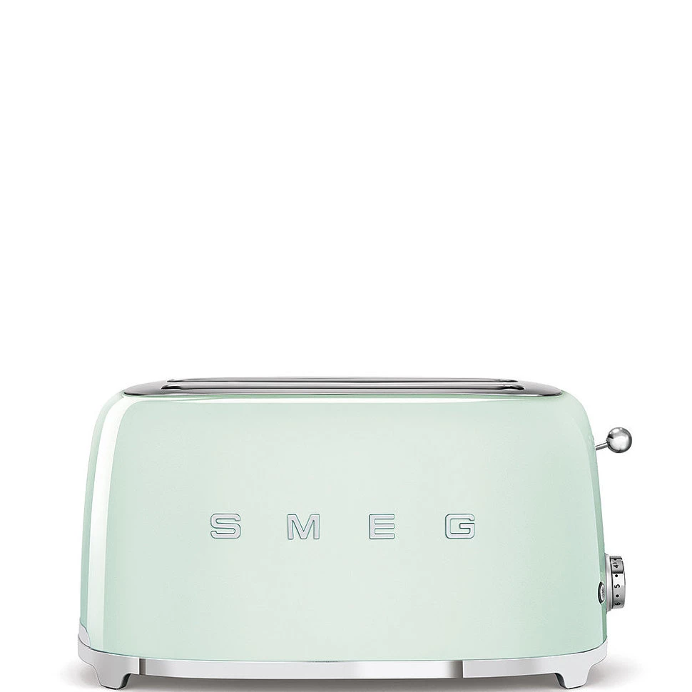 Тостер на два слоти Smeg 50 Style, 21,5х39,4х20,8 см, м'ятний Smeg TSF02PGEU фото 0