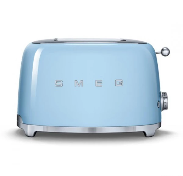 Тостер на два слоти Smeg 50 Style, 19,8х31х19,5 см, блакитний Smeg TSF01PBEU фото 0