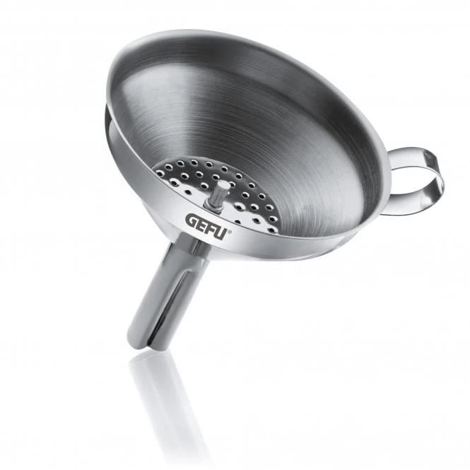 Воронка зі знімним ситом GEFU Kitchen Aids, діаметр 10,5 см, сріблястий GEFU 15510 фото 0