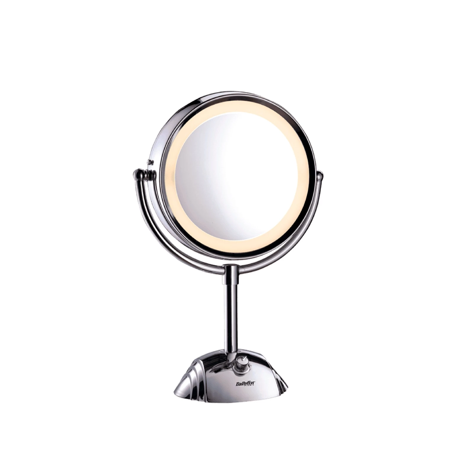 Дзеркало косметичне з підсвічуванням Babyliss, діаметр 20,5 см, сріблястий Babyliss 8438E фото 1