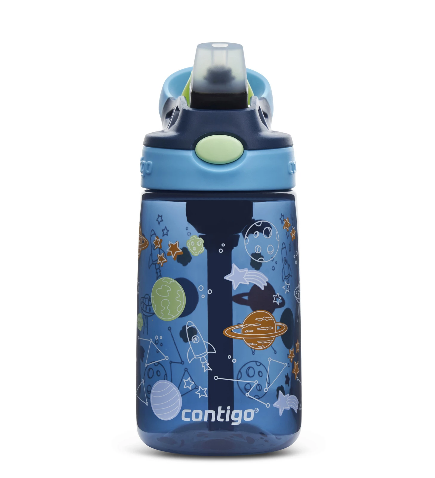 Пляшка дитяча Contigo BLUEBERRY COSMOS, об'єм 0,42 л, синій з малюнком Contigo 2175285 фото 2