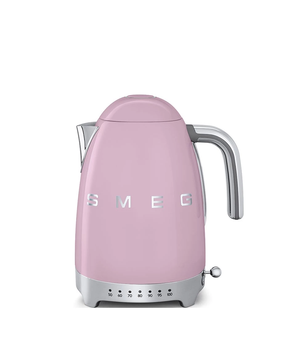 Чайник електричний з регульованою температурою Smeg 50 Style, об'єм 1,7 л, рожевий Smeg KLF02PKEU фото 0