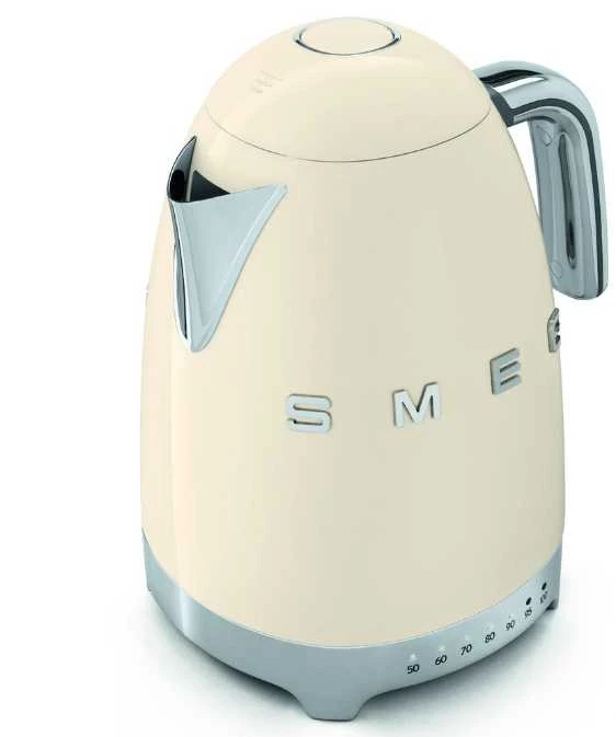 Чайник електричний Smeg 50 Style, об'єм 1,7 л, кремовий Smeg KLF02CREU фото 1