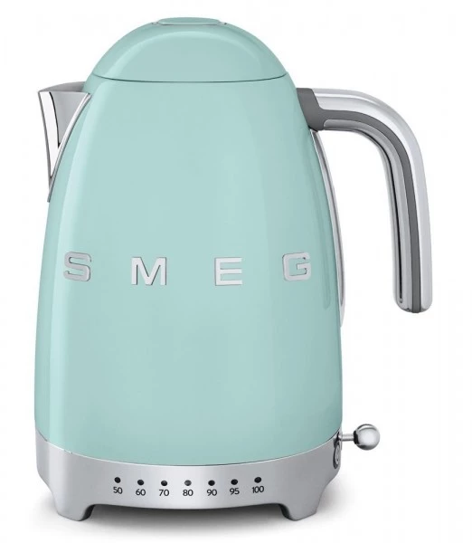 Чайник електричний Smeg 50 Style, об'єм 1,7 л, м'ятний Smeg KLF02PGEU фото 0
