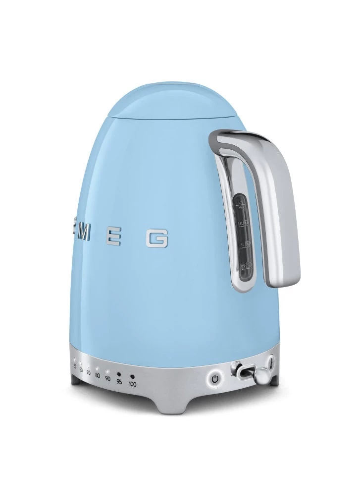Чайник електричний Smeg 50 Style, об'єм 1,7 л, блакитний Smeg KLF02PBEU фото 2