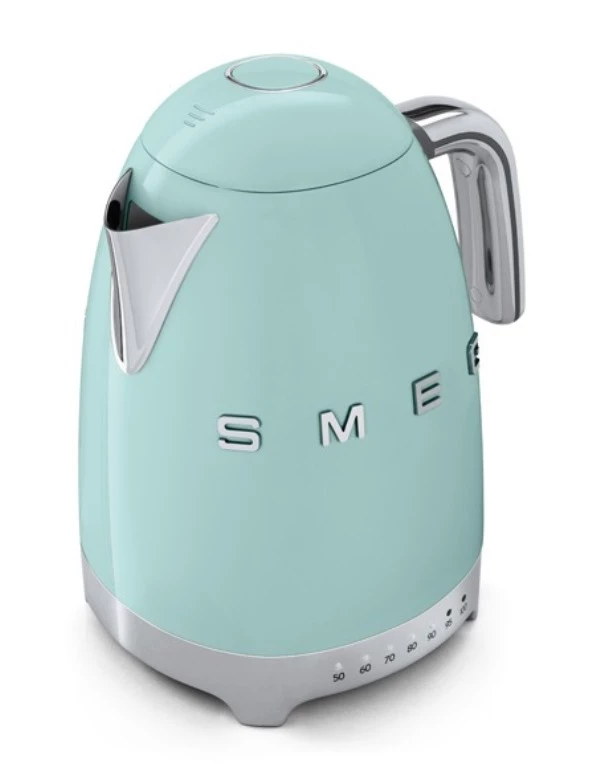 Чайник електричний Smeg 50 Style, об'єм 1,7 л, м'ятний Smeg KLF02PGEU фото 2