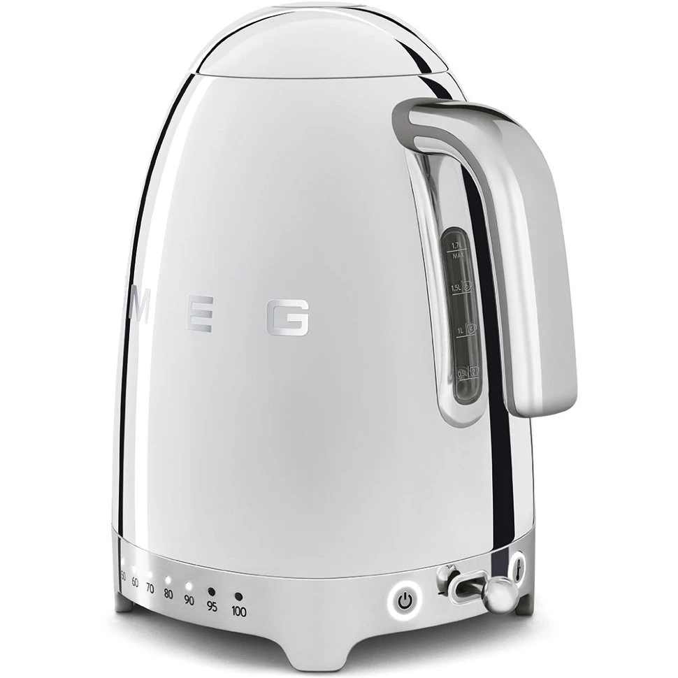 Чайник електричний Smeg 50 Style, об'єм 1,7 л, сріблясто-сірий Smeg KLF02SSEU фото 1