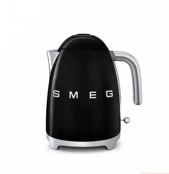 Чайник електричний Smeg 50 Style, об'єм 1,7 л, чорний Smeg KLF01BLEU фото 0