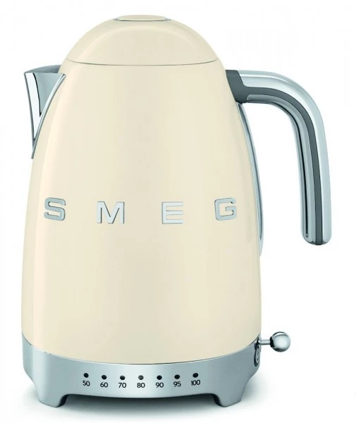 Чайник електричний Smeg 50 Style, об'єм 1,7 л, кремовий Smeg KLF02CREU фото 0