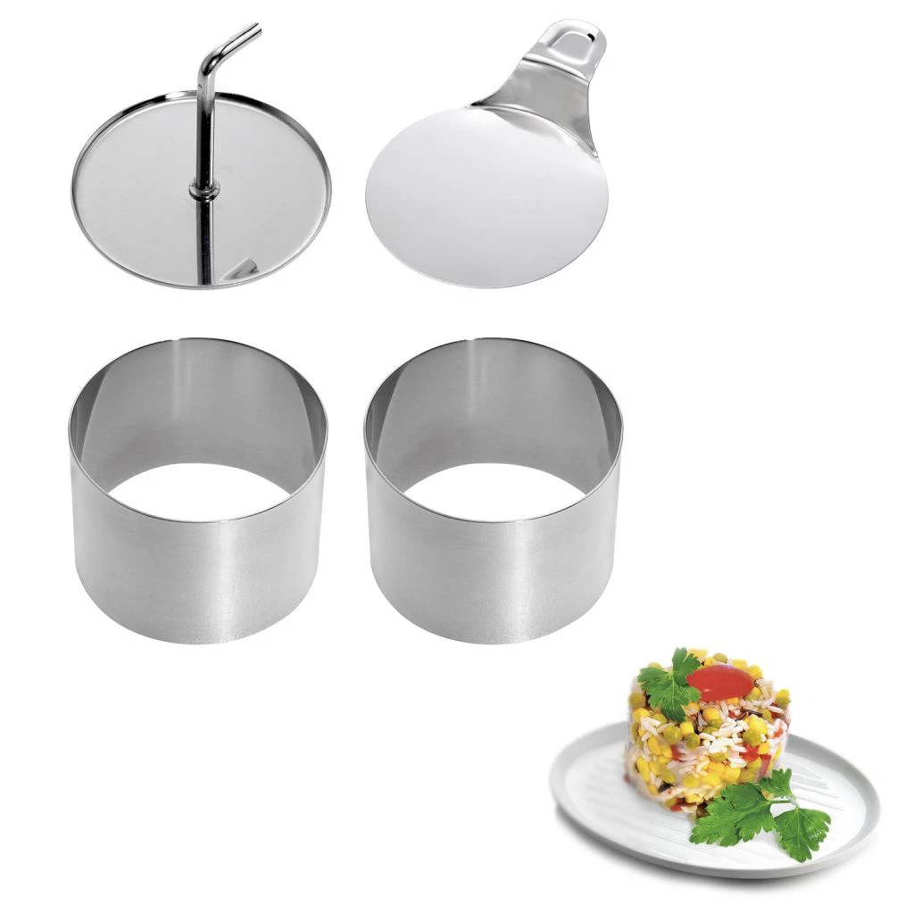 Набір кілець для десертів та гарнірів Westmark, діаметр 7,5 см, 2 шт, сріблястий Westmark 16302260 фото 1