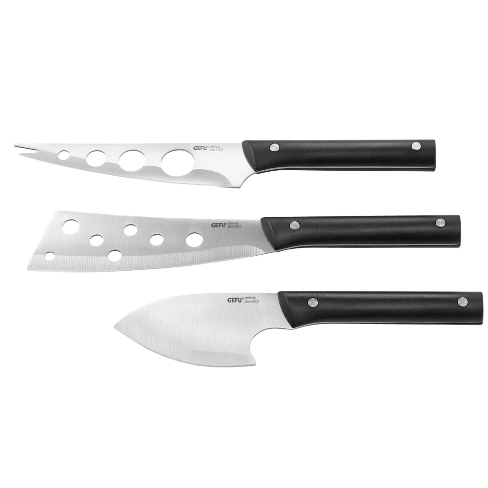 Набір ножів для сиру GEFU Chopping, сріблястий, 3 предмети GEFU 89209 фото 1