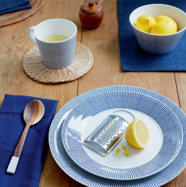 Набір посуду столового Royal Doulton PACIFIC, білий з синім, 16 предметів  40009464 фото 2
