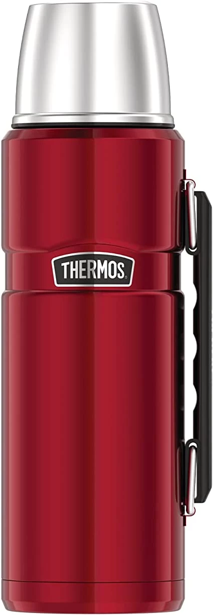 Термос Thermos STAINLESS KING, об'єм 1,2 л, темно-червоний Thermos 4003.248.120 фото 0
