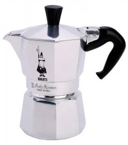 Онлайн каталог PROMENU: Кофеварка гейзерная "Moka" на 2 чашки Bialetti MOKA EXPRESS, серебристый Bialetti 0001168