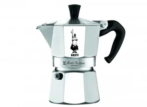 Онлайн каталог PROMENU: Кофеварка гейзерная "Moka express"  на 3 чашки Bialetti MOKA EXPRESS, серебристый Bialetti 0001162
