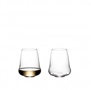 Набір келихів для білого вина Riedel WINGS SL RIESLING/CHAMPAGNE GLASS, об'єм 0,42 л, 2 шт, прозорий