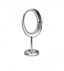 Онлайн каталог PROMENU: Зеркало косметическое с подсветкой BaByliss BEAUTY, диаметр 17,83 см, серебристый Babyliss 8437E