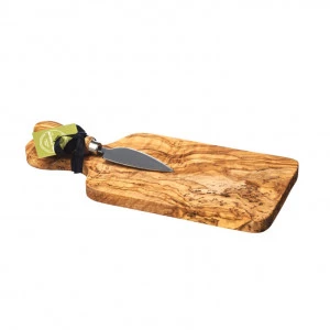 Онлайн каталог PROMENU: Дошка та ніж для сиру Naturally Med BOARDS, дерево, бежевий, 2 предмети Naturally Med NM/OLGB601RGS