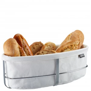 Кошик для хліба овальний GEFU Bread basket BRUNCH, 33,5х15х11,5 см, білий
