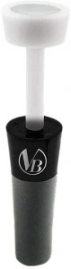 Вакуумна пробка VinBouquet VACUUM STOPPER, 8 x 16 x 3.5 см, чорно-білий